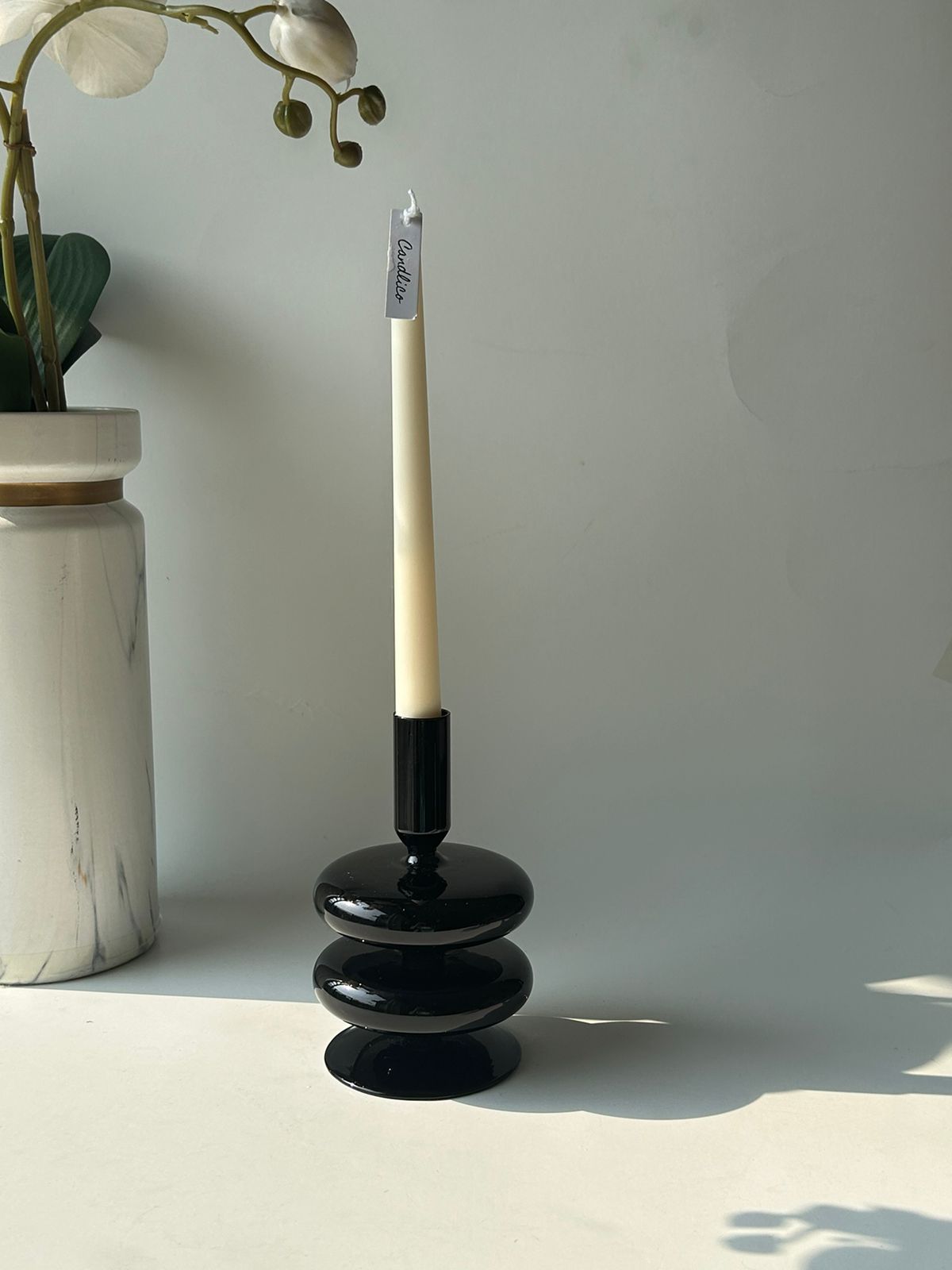 Glass candle vase- pre order