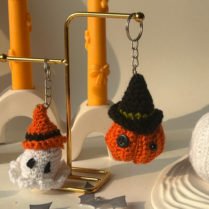 Spooky Crochet Keychain