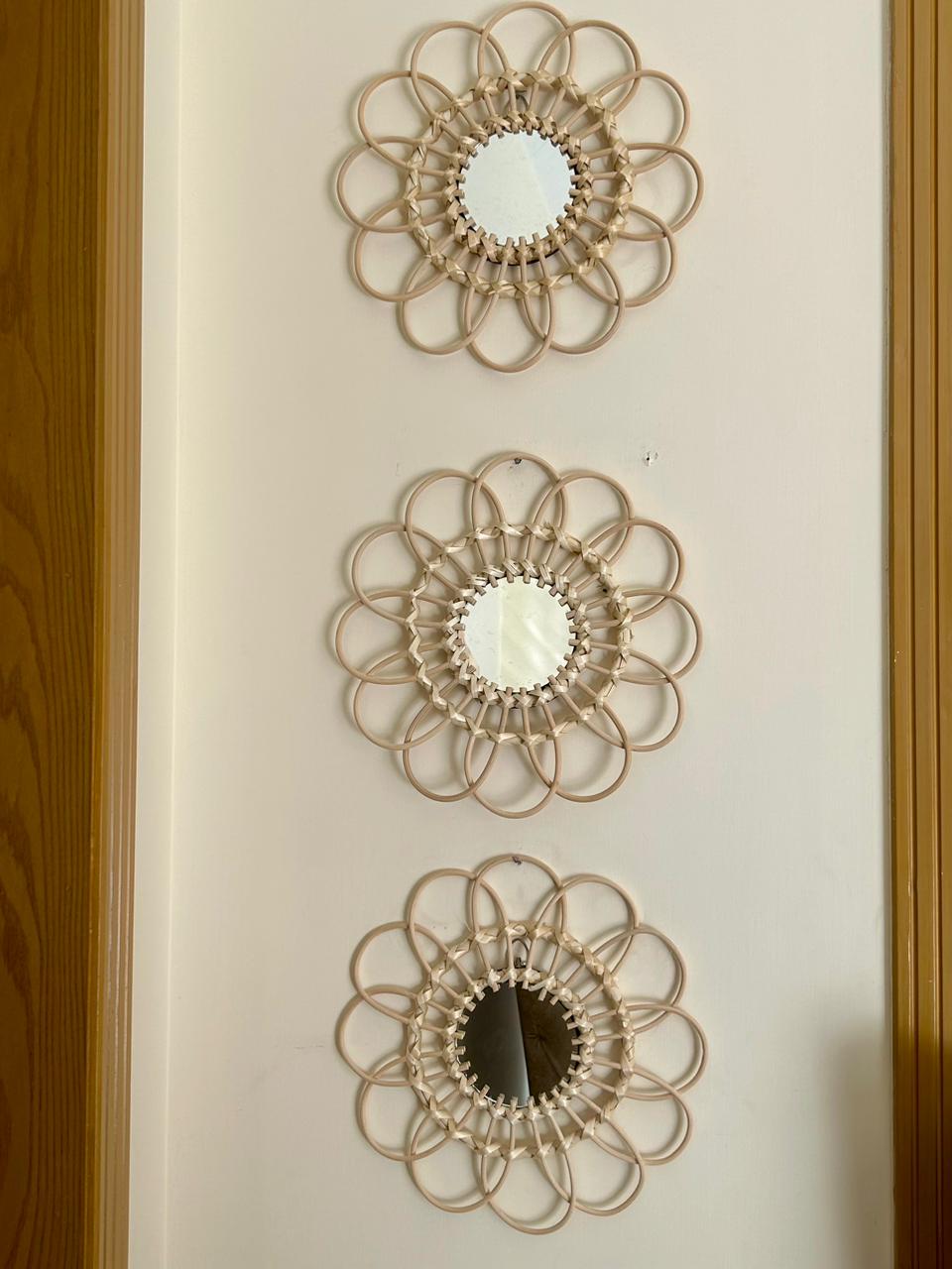 Hand Woven Wall Mirror