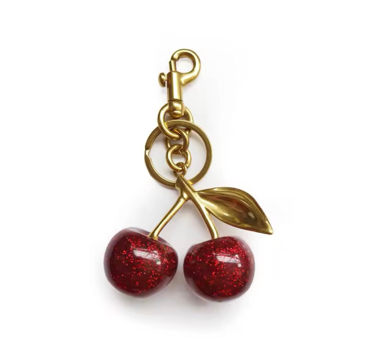 Cherry Keychain Charm - Pre Order