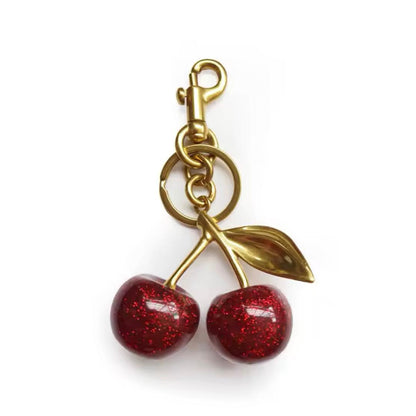 Cherry Keychain Charm