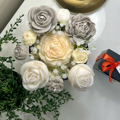 Candle Bouquet - Frosted Dune