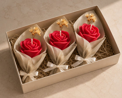 The Rose Cone Candles