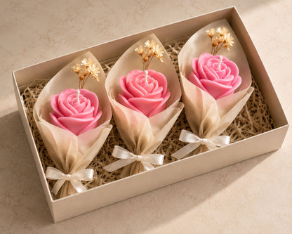 The Rose Cone Candles