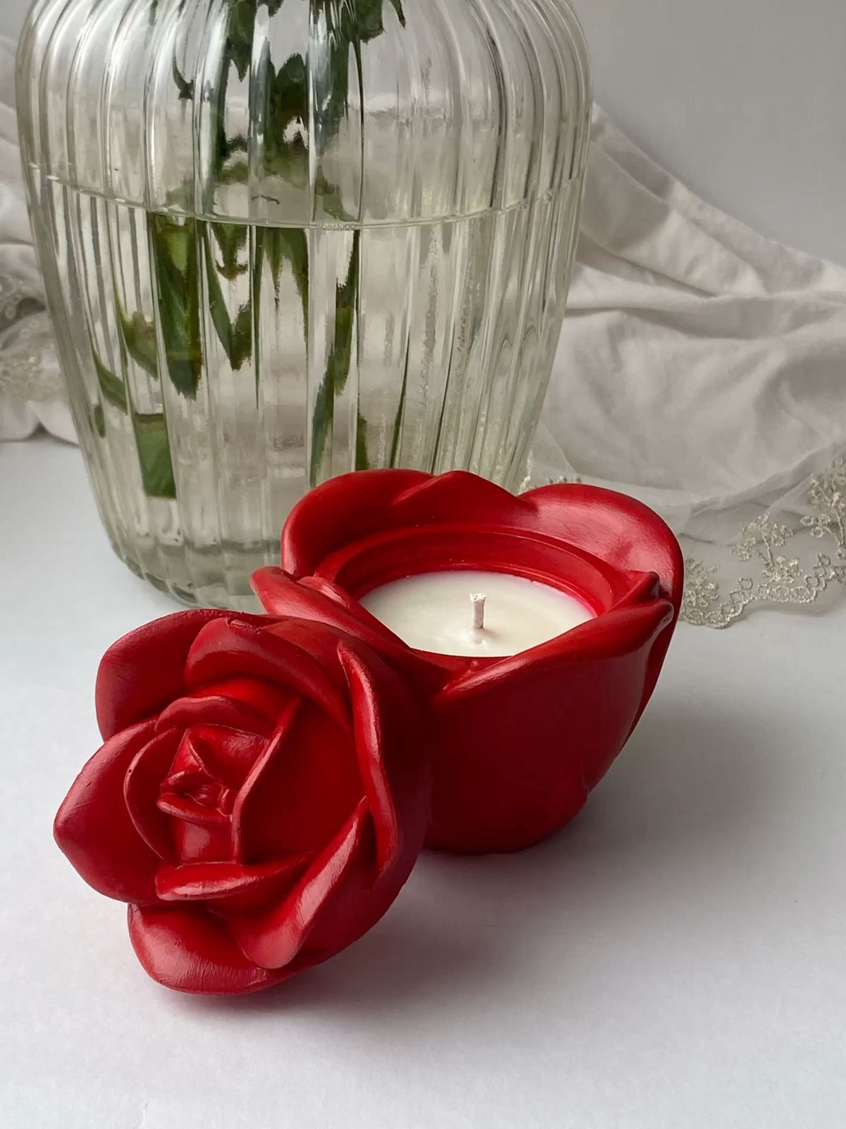 Rose Jar Decor