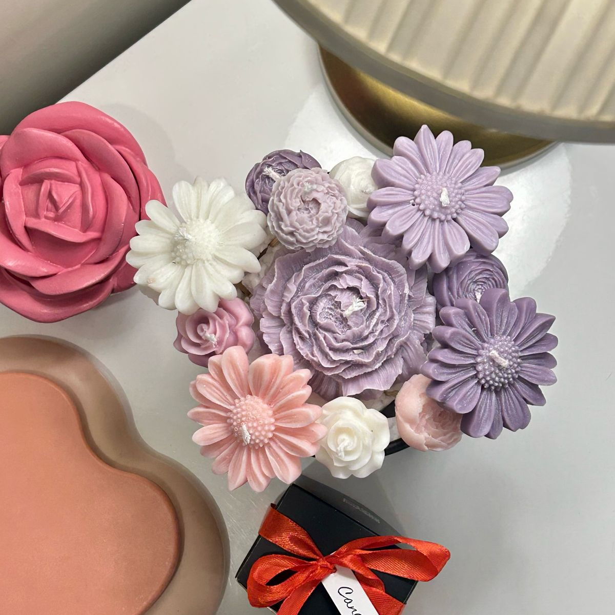 Candle Bouquet - Lavender Mist