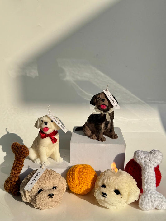 Puppy candle
