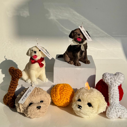 Puppy Candle