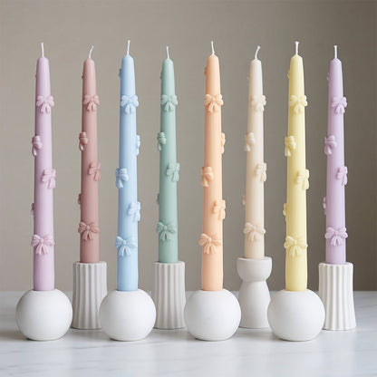 Bow Candle Pair