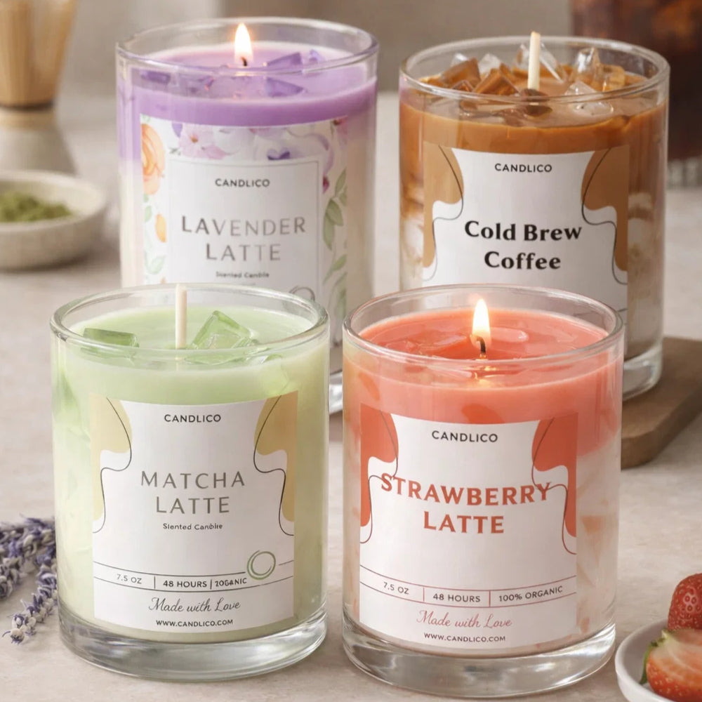 Scented Coffee Candles - Barista Collection