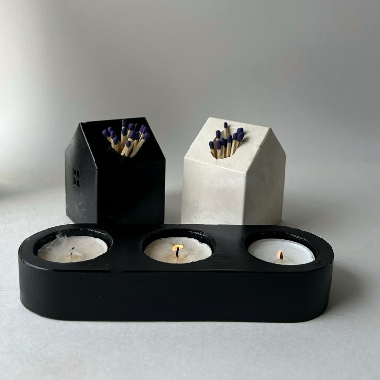 Trio Radiance Candle Stand