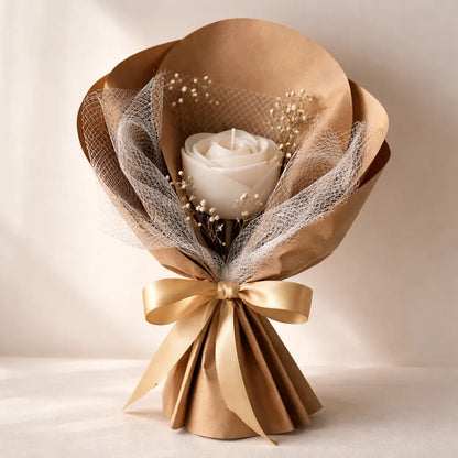 Rose Flower - Special Gift Candle Bouquet
