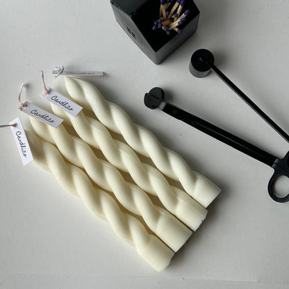 Spiral Taper Candle (Pair)