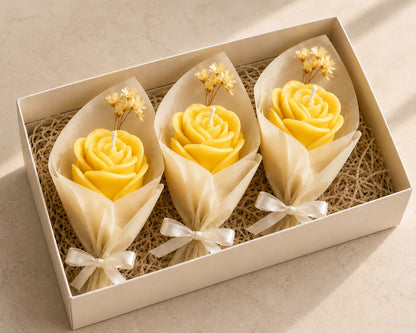 The Rose Cone Candles